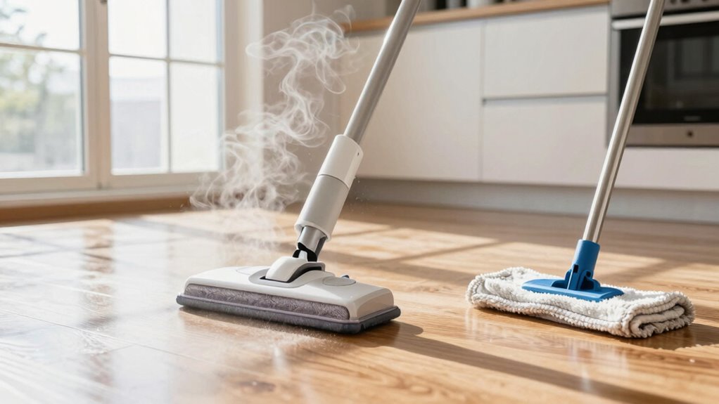 steam mops improve air quality