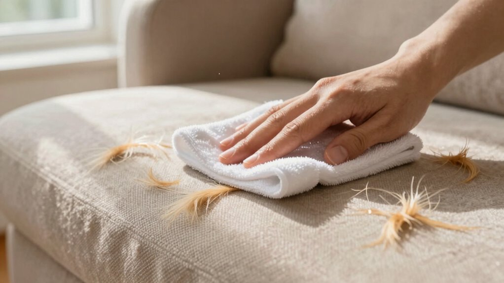 surface prep simplifies pet hair removal