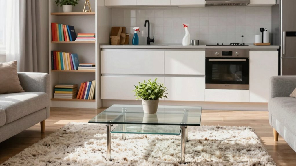 systematic efficient cleaning routine