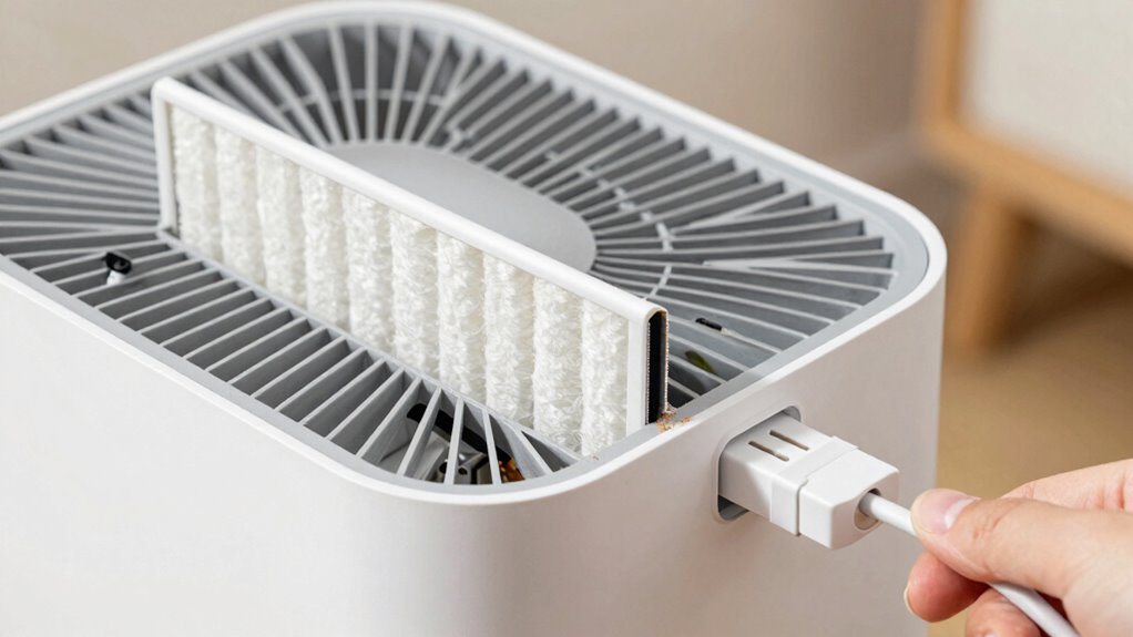 turn off unplug safely