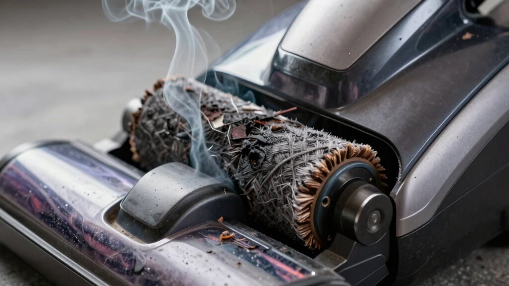 vacuum odor indicates malfunction