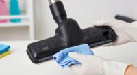 clean attachments to prevent dust