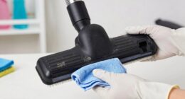 clean attachments to prevent dust