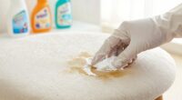 cleaning greasy fabric stains