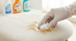 cleaning greasy fabric stains