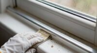 cleaning window sills efficiently
