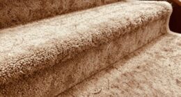 dog hair on stairs