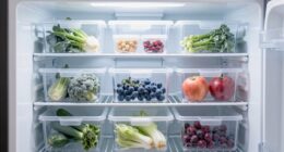 efficient freezer basket organization
