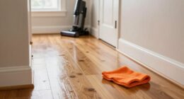 efficient hallway floor cleaning