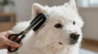 grooming reduces indoor shedding
