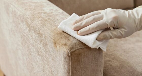 initial upholstery stain treatment