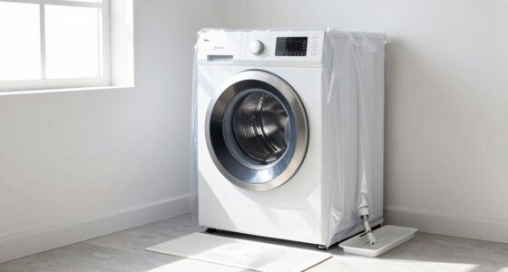 keep washer areas dry