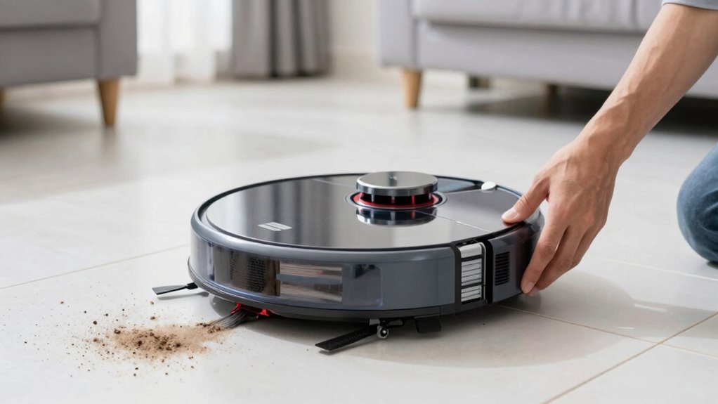 maintain battery and dust compartments