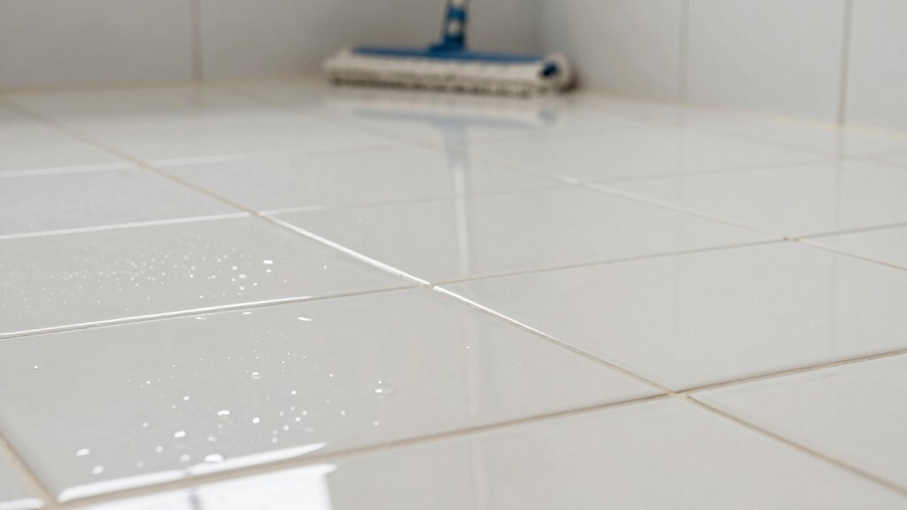 maintain clean sealed tiles