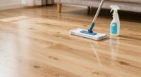 maintain laminate floor cleanliness