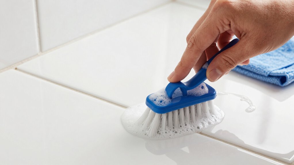 mess free grout cleaning