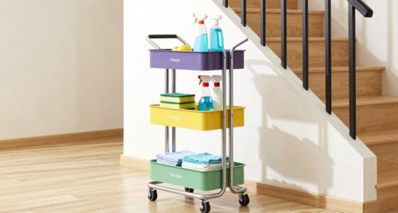 multi level home cleaning carts
