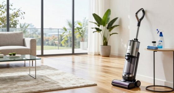 open floor plan cleaning