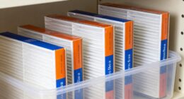 organize replacement filters efficiently
