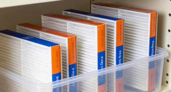 organize replacement filters efficiently