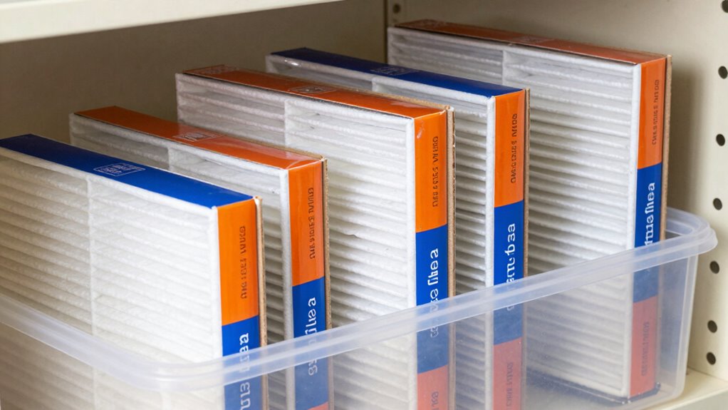 organize replacement filters efficiently