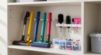 organize vacuum accessories effectively
