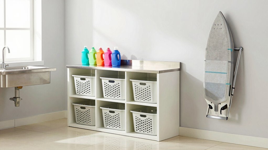 organized clean laundry routine