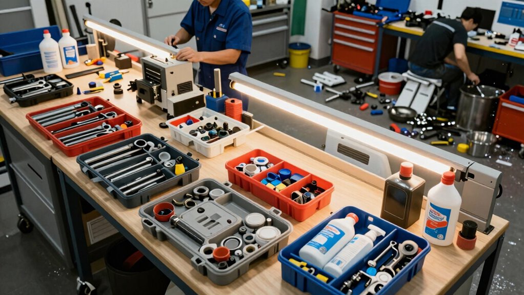 organized efficient maintenance routines
