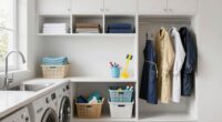 organized laundry and mud zones