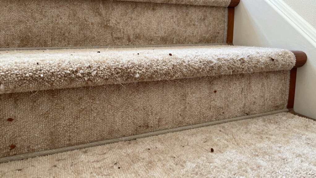 pet hair trapping stair carpets