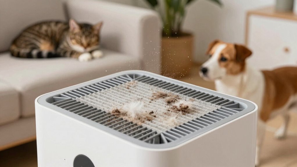 pets accelerate filter degradation