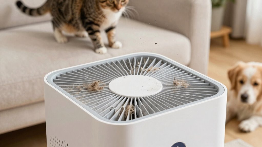 pets increase filter clogging