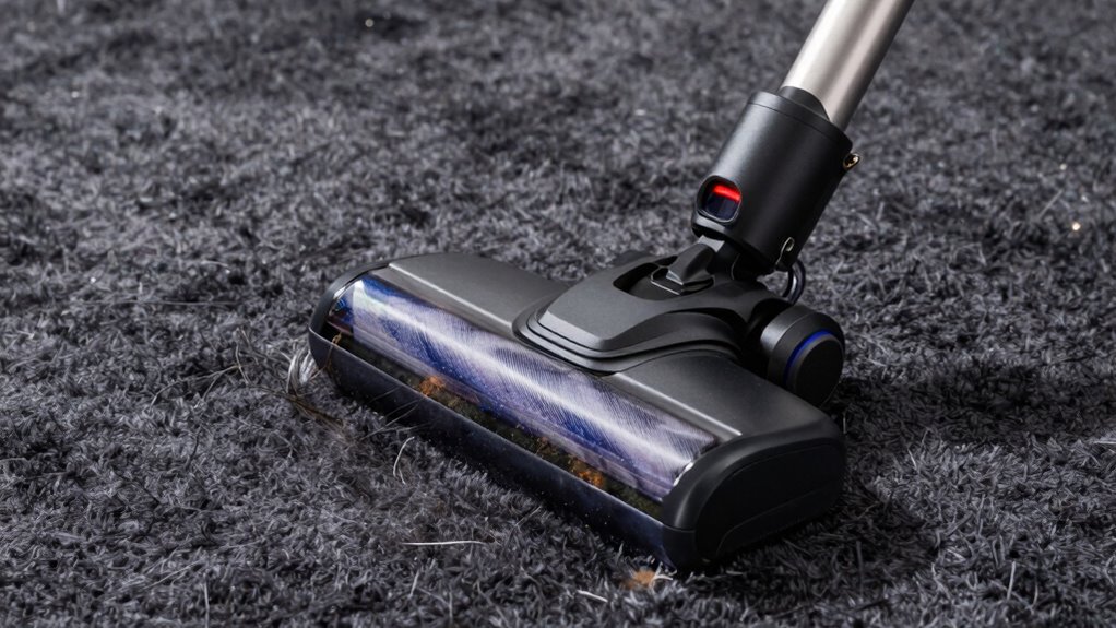 premium battery powered carpet vacuum