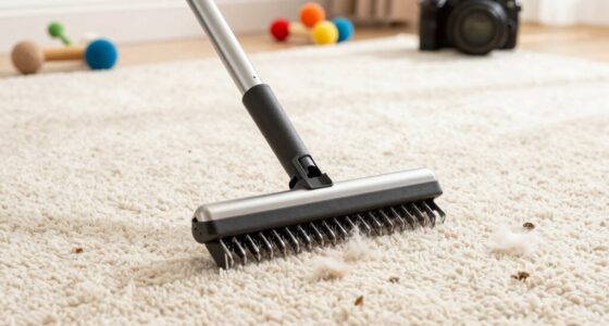 proper carpet rake technique