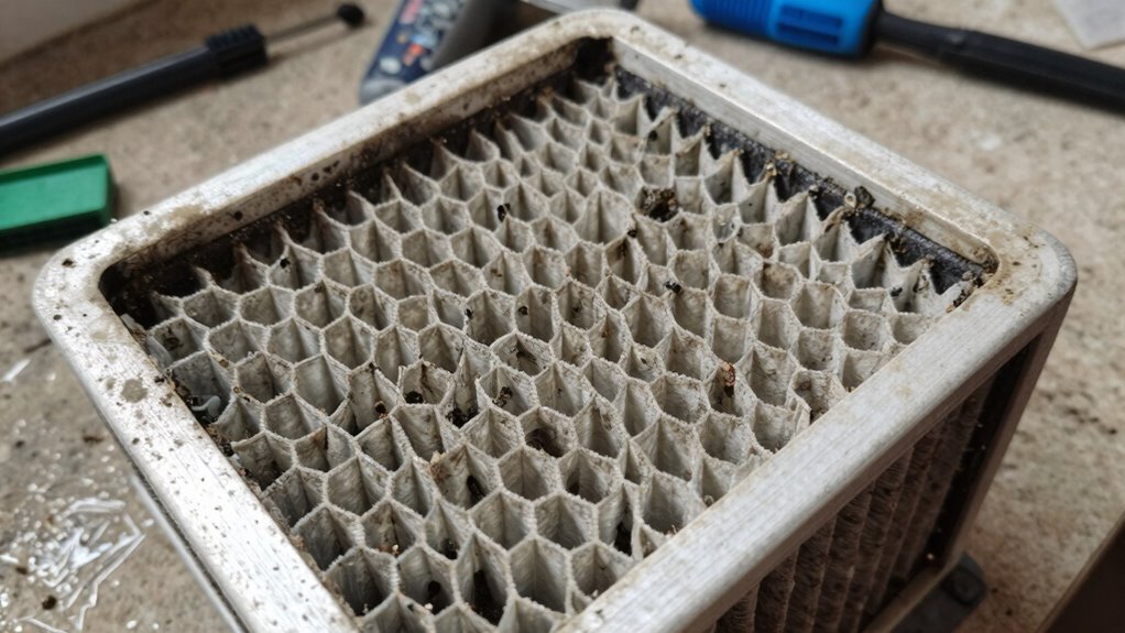 proper filter cleaning and drying
