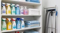 proper storage of cleaning supplies