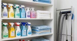 proper storage of cleaning supplies
