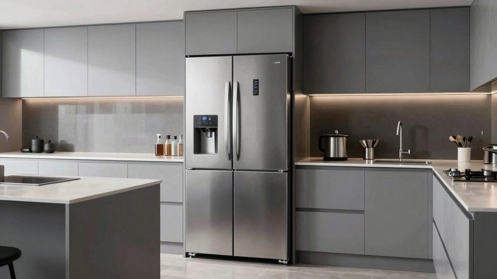 sleek efficient kitchen storage