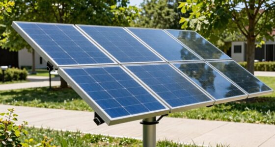 solar panels reduce outdoor maintenance