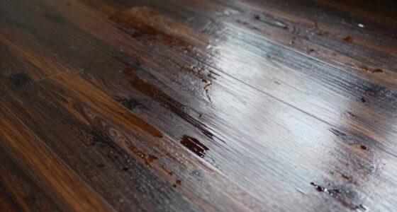 streaks from improper cleaning