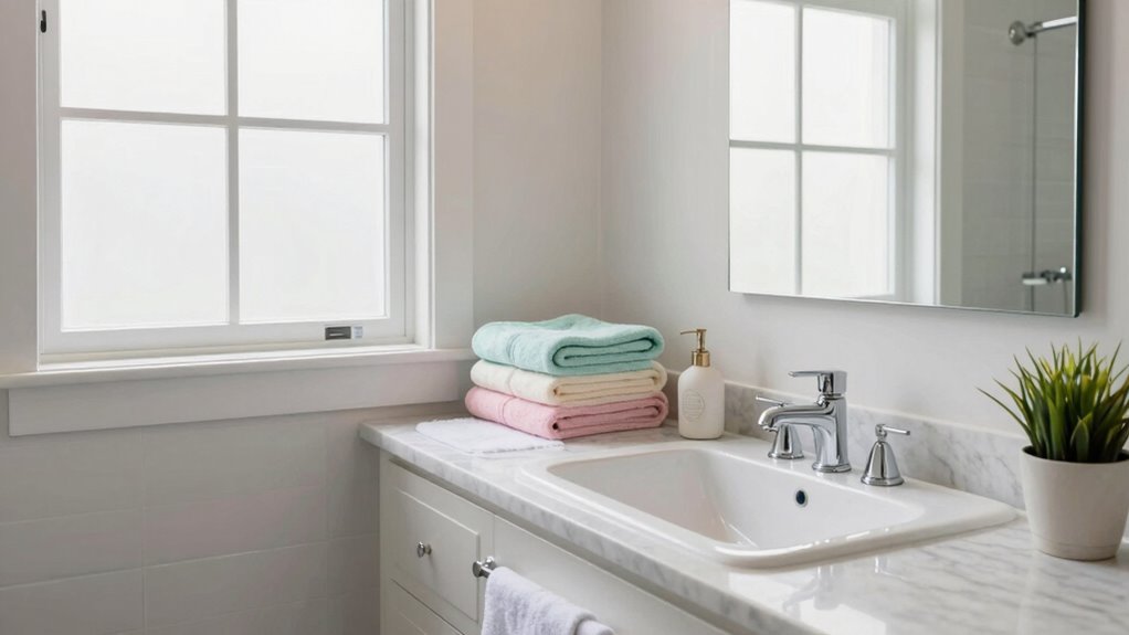 stylish fragrant well maintained bathroom
