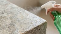 using harsh green cleaners