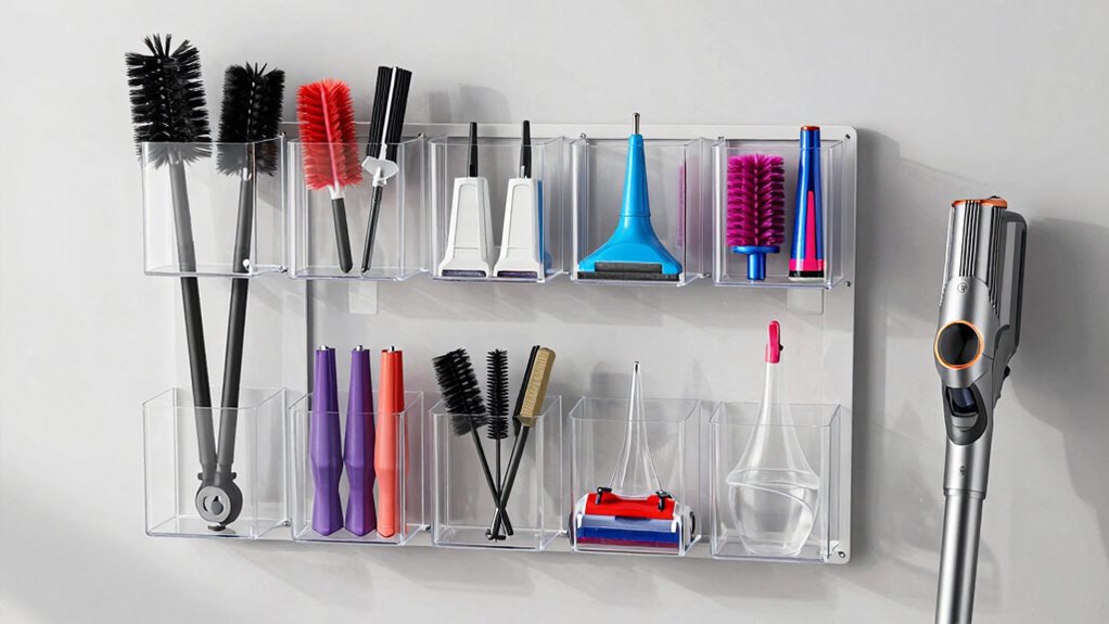 vacuum accessory organization techniques