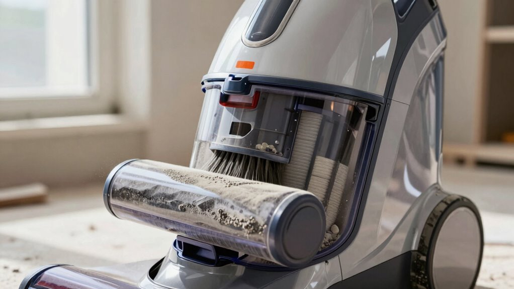 vacuum cleaning after construction