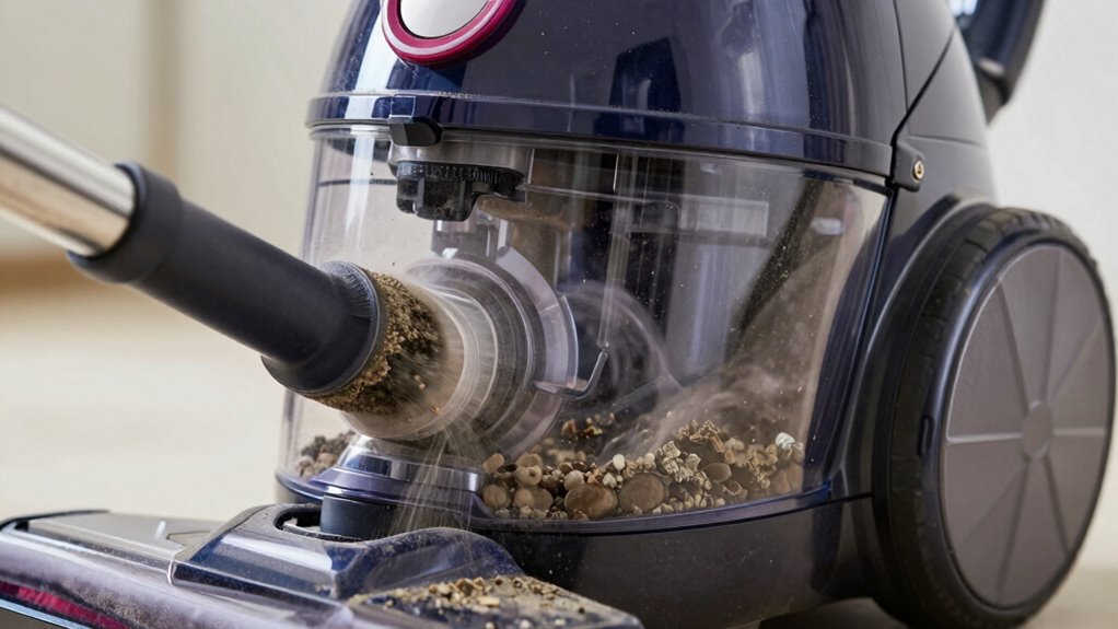 vacuum maintenance prevents dirt spitting