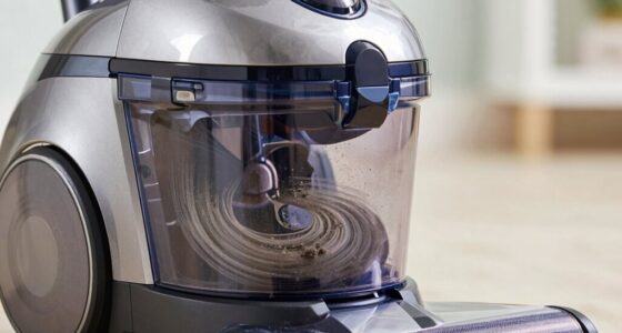 vacuum spitting dirt problem