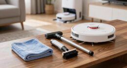 pre cleaning robot vacuum routine