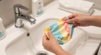TIL swim diapers let the pee go in the pool, they are actually designed to