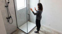 A 2010 Basement Bathroom Got a Calm and Modern Shower Redo