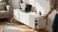 This Small Home Didn’t Have Room for an Office — An IKEA Cabinet Solved That